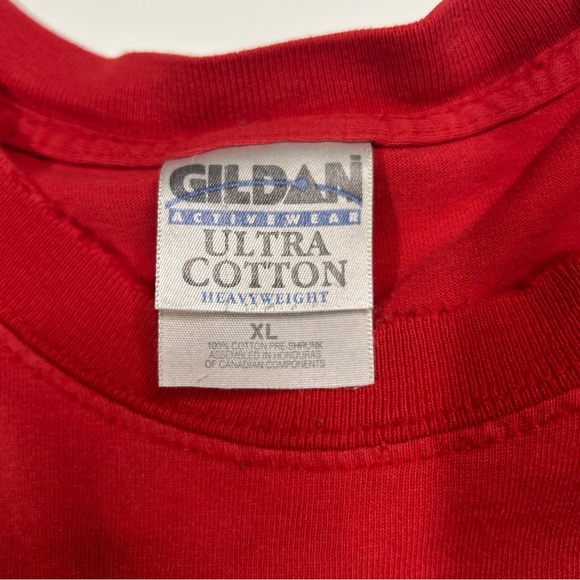 Gildan Red Ultra Cotton T-Shirt - Picture 6 of 11